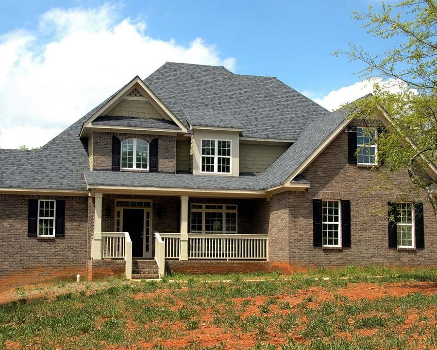 Exterior of a sample two-story home in College Park, Orlando